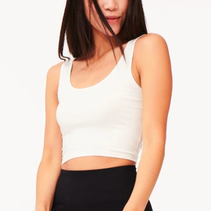 Sustainable womens crop top