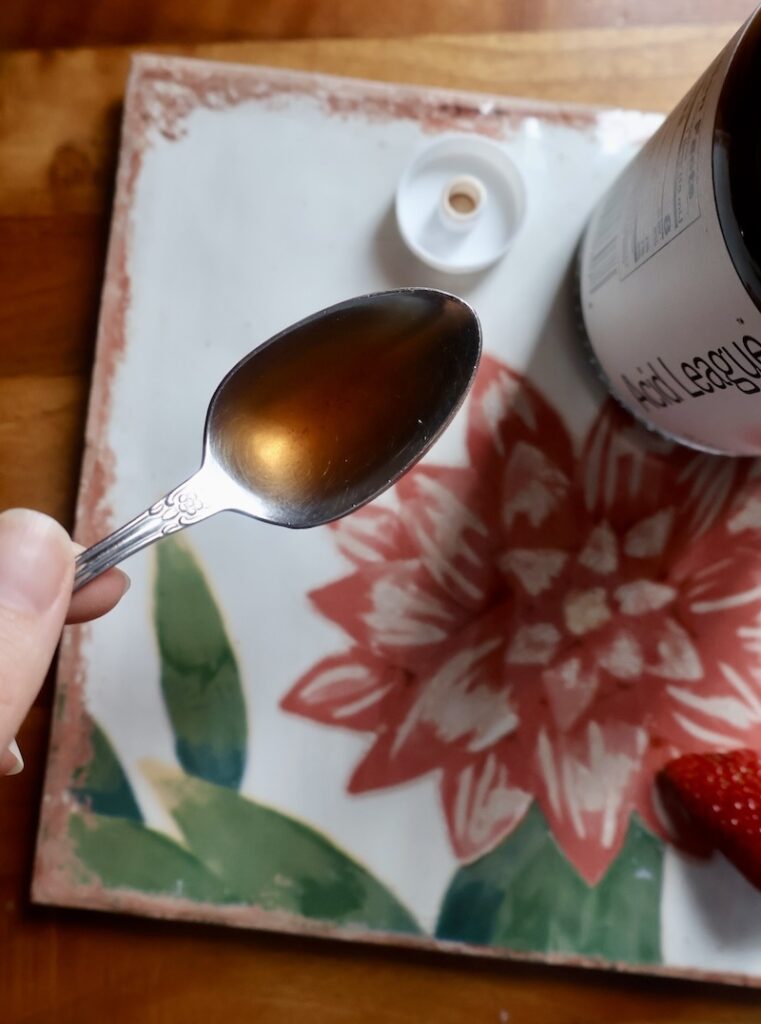 spoonful of living vinegar