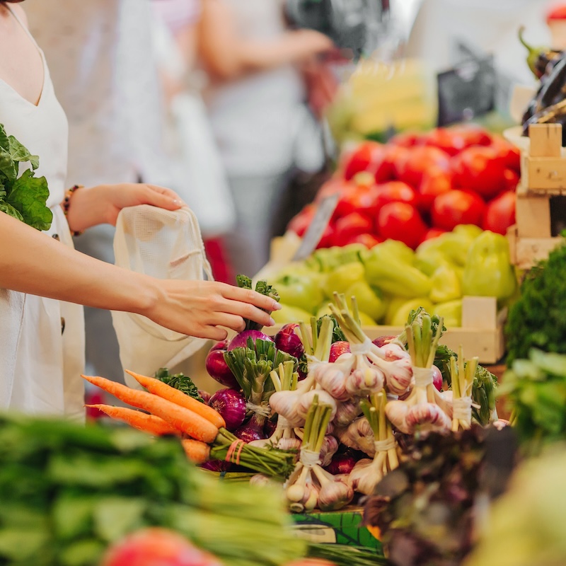 earting healthy as part of a simple skincare routine