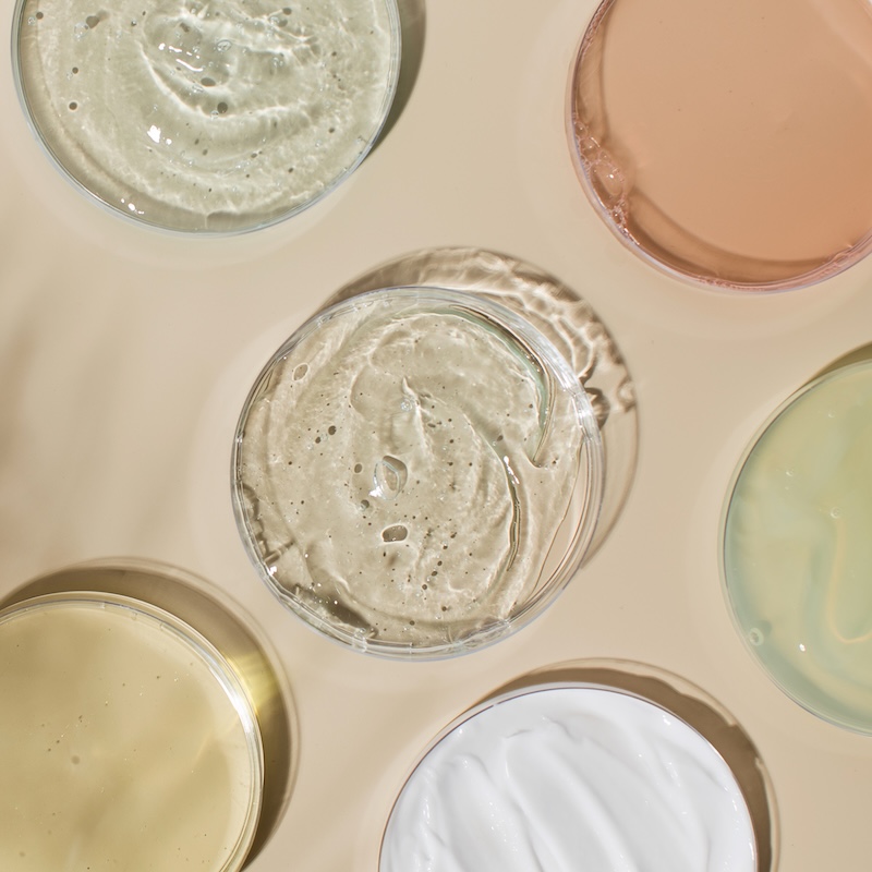 different serums to capture the treatment step of a simple skincare routine